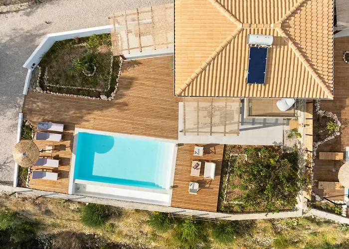 Вилла Elgian Luxury -private Pool & Sea View *